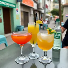 coquetéis com pouco ou nenhum álcool