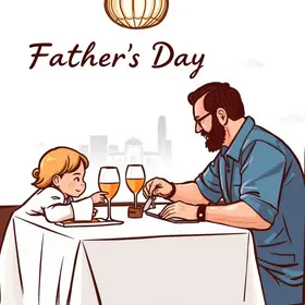 almoço do Dia dos Pais