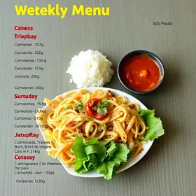 Menu da semana