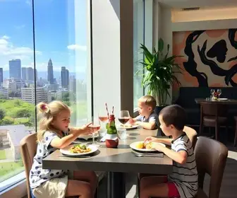 onde comer com as crianças no feriado